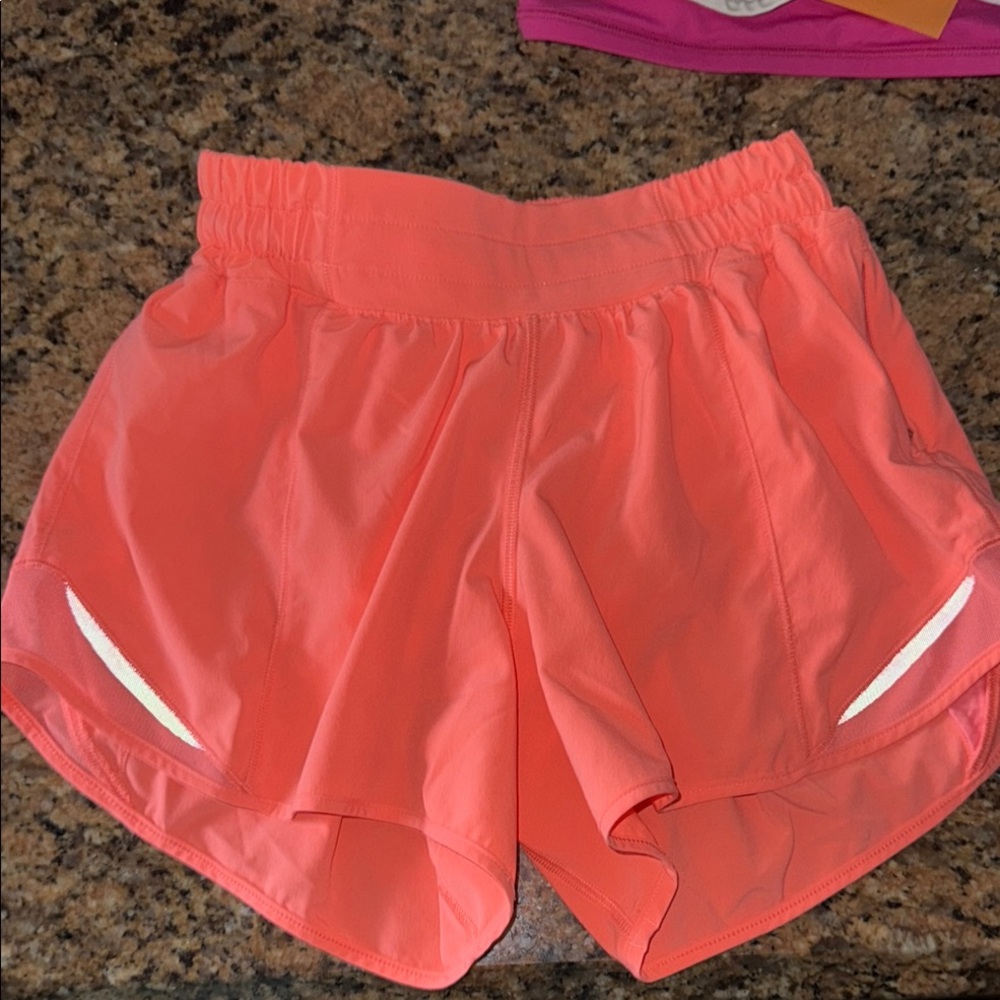 Like New: Lululemon Women's Coral Hotty Hot Athletic Shorts